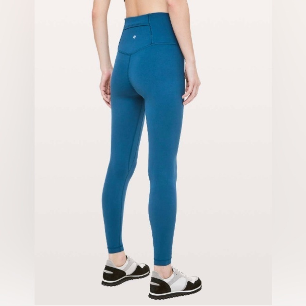 Lululemon || Align Pant Full Length Special Edition Pocket 28"‎ Carbon Blue 6